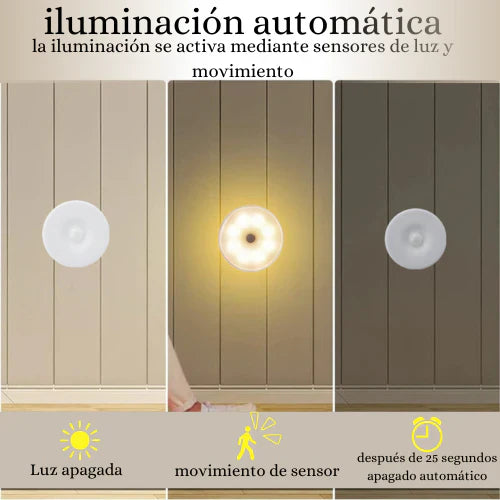Lámpara Luz Led Con Sensor De Movimiento x3 con Envío Gratis